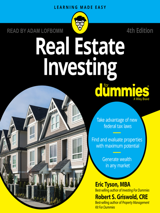 Title details for Real Estate Investing for Dummies by Eric Tyson, MBA - Available